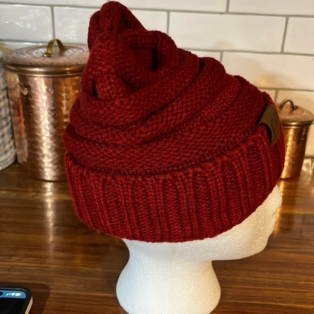 - C C branded slouchy hat!! Beanie. New
